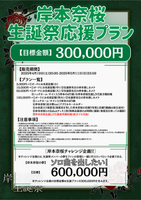 【MORE*】岸本奈桜生誕祭応援プラン